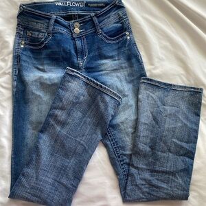 Blue-Navy Blue Wallflower Jeans Only worn afew times